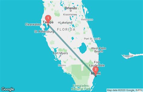 tampa to miami bus timetable.